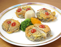 しいたけのピカタ