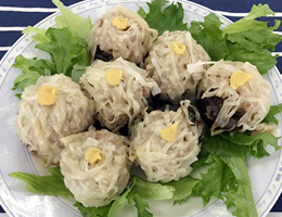 椎茸のビッグシュウマイ