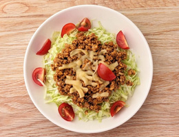 しいたけ入りタコライス